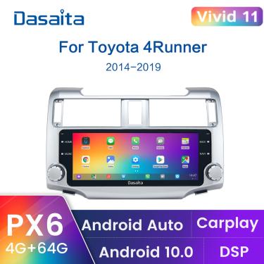 Imagem de Dasaita Vivas Para Toyota 4runner 4 1Din Android GPS Rádio 2010 2011 2012 2013 2014 2015 2016 2017