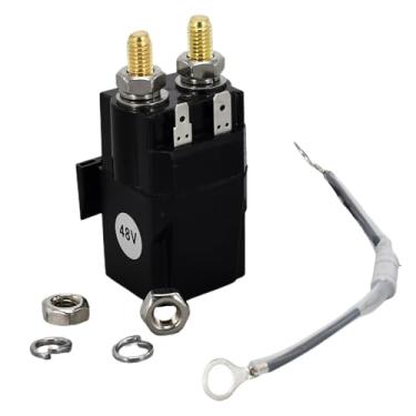 Imagem de Notonmek 102865901 1028659-01 SU60-2122P Conjunto solenoide ranhurado precedente 48V compatível com Club Car 1995-UP DS e carrinhos de golfe Precedent 2004-2008