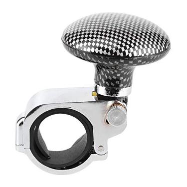 Imagem de KIMISS Puxador giratório universal para volante de carro com bola de força auxiliar de controle (brasagem de carbono)