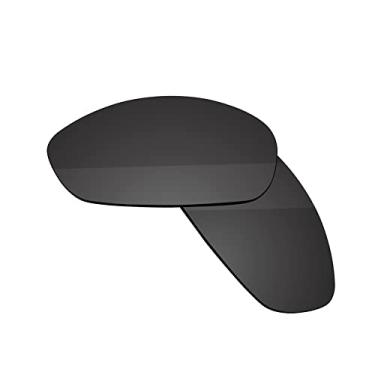 Imagem de Boldbright Lentes de reposição polarizadas compatíveis com óculos de sol Oakley Juliet - Preto
