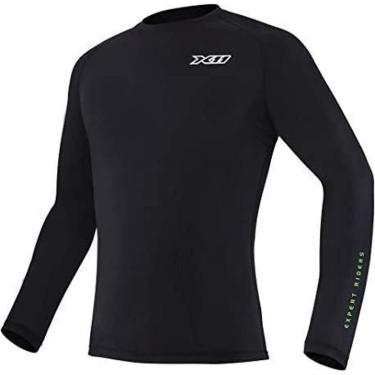 Imagem de Blusa climate segunda pele preta X11 com proteção térmica para unissex-Unissex