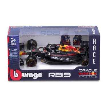 Imagem de Miniatura F1 Red Bull RB19 Max Verstappen #1 2023 1/43 Bburago Campeão Mundial
