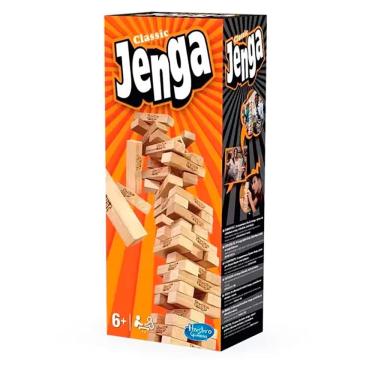 Imagem de Jogo Jenga Clássico Blocos de Madeira A2120 - Hasbro
