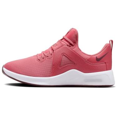 Imagem de Nike Tênis de treino feminino Air Max Bella TR 5 (DD9285-602, Adobe/Platinum Tint/Rosa feroz/Dark Team Red), Adobe/Platinum Tint/Rosa feroz/Vermelho escuro, 36