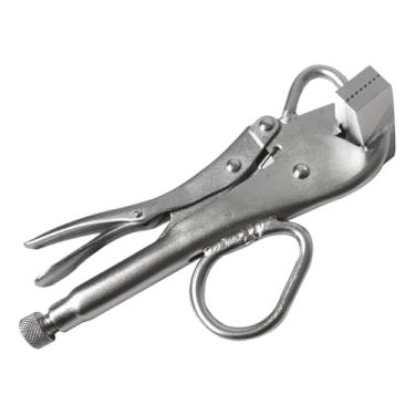 Imagem de WeiLaiKeQi Folha de bloqueio, braçadeira de metal segurando prendedor de folha de soldagem, alicate extra largo com bico de pato para soldagem, aderência