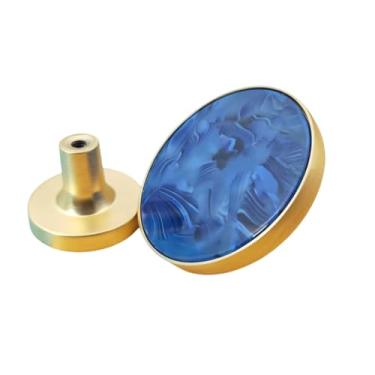 Imagem de Puxadores da cozinha da mobília do armário da gaveta para o botão da cozinha da mobília da porta do botão do armário decoram o gancho de suspensão da parede, xl, safira