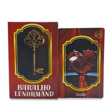 Imagem de Baralho Lenormand Cartomante de Paris 36 Cartas com Manual