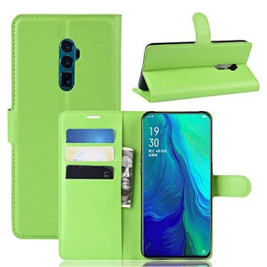Imagem de Capa Oppo Reon 10X Zoom, Capa carteira com suporte de couro PU Manyip para Oppo Reon 10X Zoom, capa de proteção de telefone estilo empresarial, capa com [compartimentos para dinheiro e cartão]
