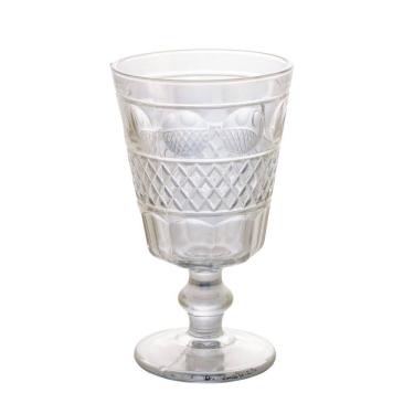 Imagem de Conjunto 6 Taças de Água de Vidro Geometric Azul 250ml - Wol