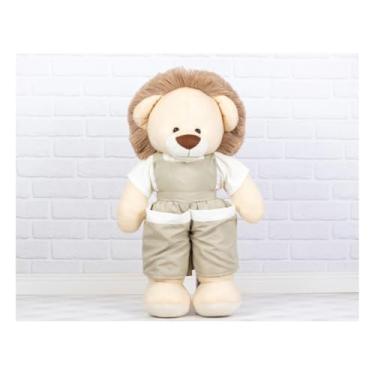 Imagem de Leão de Pelúcia Porta Fraldas, 65 cm (MACACÃO CAQUI)