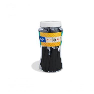 Imagem de Faqueiro Brinox 20 Peças Inox E Preto - Linha Itaparica