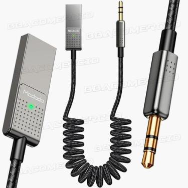 Imagem de Adaptador Receptor Bluetooth 5.3 Usb x P2 Carro Automotivo - Mcdodo