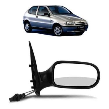Imagem de Retrovisor Palio Siena Weekend 96 97 98 99 2000 com Controle 2 Portas 