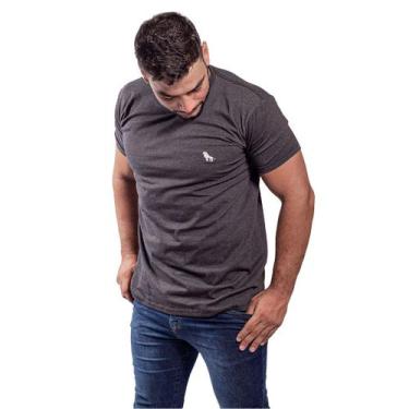 Imagem de Camisa basica masculina escolha suas cores - Estilo Rei, M, Chumbo