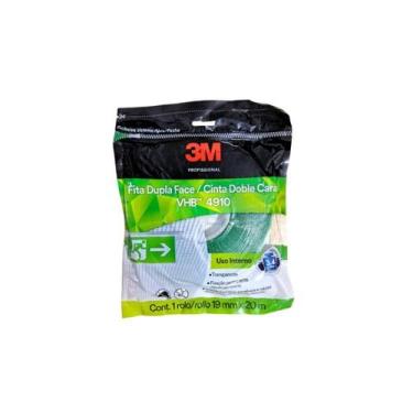 Imagem de Fita dupla face vhb 4910 transparente 19mmx20m permanente - 3m