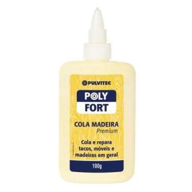 Imagem de Cola para Madeira 100g PolyFort - Pulvitec