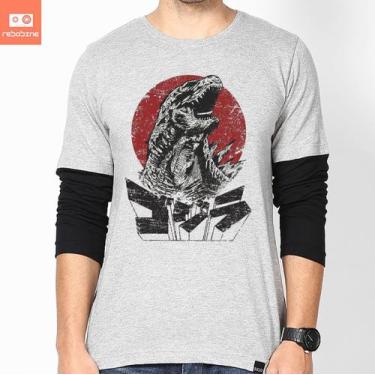 Imagem de Camiseta Godzilla Anime Monstro Filme Godzila 100% Algodão - Tee Geek,
