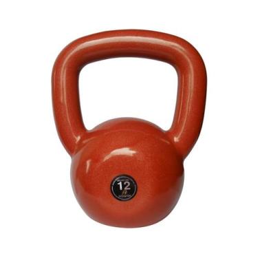 Imagem de Kettlebell Emborrachado Treinamento Funcional Fitness 12,0kg - ANILHAS