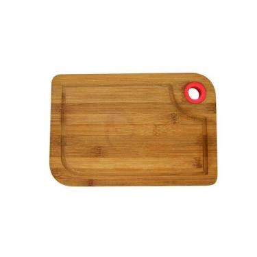 Imagem de Tabua de Bambu Com Alca de Silicone 27,8x19,5x1,5cm (1un) - Clink