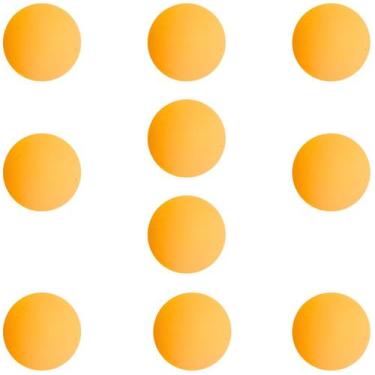 Imagem de Kit 10 Bolinhas de Tênis de Mesa Ping Pong ABS Uso Profissional e Recr