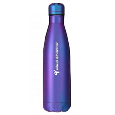 Imagem de Garrafa Térmica em Inox 500 ml Gold Sports Holograma, Roxo, Único, Uni