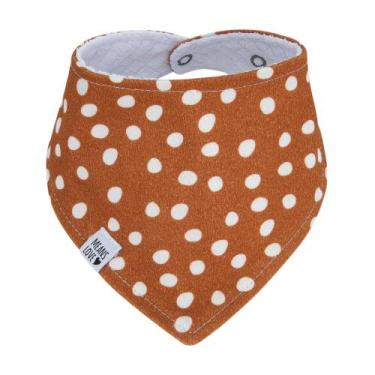 Imagem de Bandana Babador Bebê Caramelo Poá - Means Love Baby