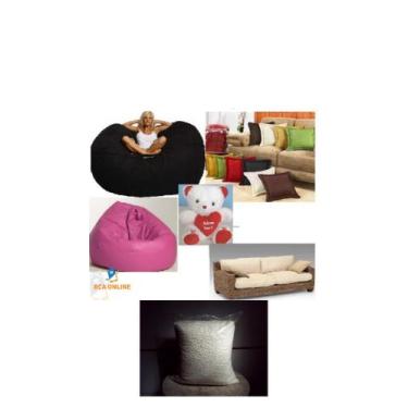 Imagem de Flocos Isopor 300 Litros Para Enchimento Puff Pera Gota Maça - RCAISOP