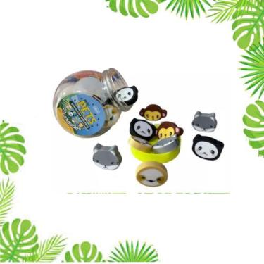 Imagem de Borracha Decorativa Mini Bubble Tilibra Potinho 20 Unidades