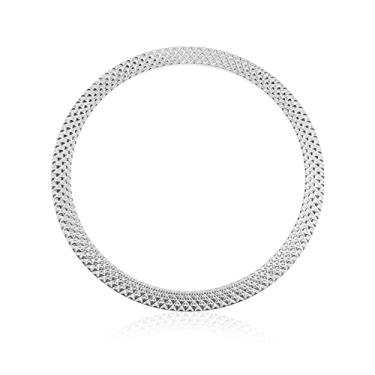 Imagem de Create idea Anel de bisel de relógio de 42 mm compatível com Watch 4 Classic 42 mm capa de proteção antiarranhões moldura loop adesivo acessório de relógio prata preto