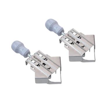 Imagem de WeiLaiKeQi 2x Grampos de ângulo reto de 90 graus para marcenaria Grampos de estrutura ajustáveis de aço inoxidável para montagem de móveis