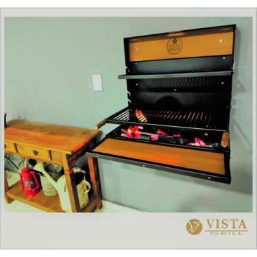 Imagem de Churrasqueira de parede retrátil - Vista Grill