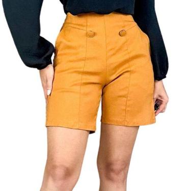 Imagem de Bermuda Short Feminino Em Bengaline Cintura Alta - Katyani Modas, Most