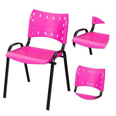 Imagem de Cadeira Ergonômica Escritório Igreja Recepção Encosto Home Office Empi