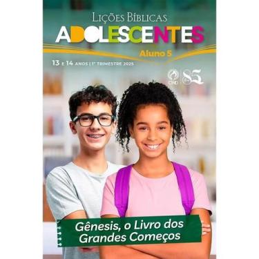 Imagem de Revista Lições Bíblica Adolescentes Aluno 1º Trimestre 2025 - CPAD