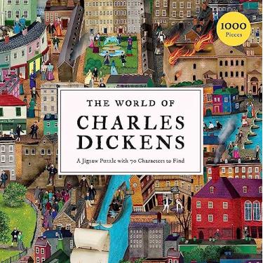 Imagem de Laurence King Publishing The World of Charles Dickens 1000 Piece Puzzle: A Jigsaw Puzzle with 70 Characters to Find