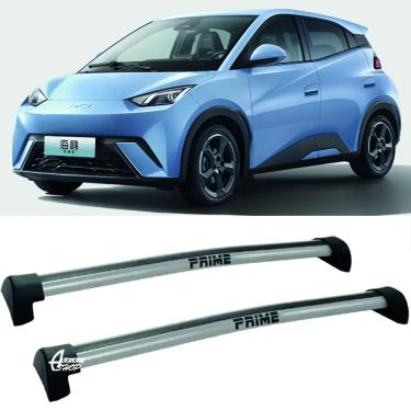 Imagem de Rack Teto Aluminio Prime BYD Dolphin Mini PRATA PR327