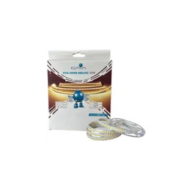 Imagem de Gaya Fita Led Hiper Brilho 20w/M 12v 6000k Rolo 5 metros