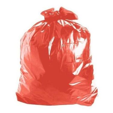 Imagem de Saco Vermelho Para Lixo 100 Litros (100 Und) Coleta Seletiva - HIGIPAC