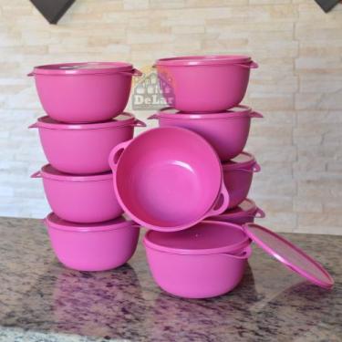 Imagem de Kit 10 Saladeira Vasilhas Plastico 1 Litro Cozinha  Melhor Qualidade, 