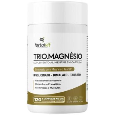 Imagem de TRIO.MAGNÉSIO - Bisclicinato, Dimalato e Taurato 120 Cápsulas, 2 meses