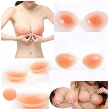 Imagem de Sutiã Auto Adesivo Bojo de Silicone Creme Nude - UBRA, gg
