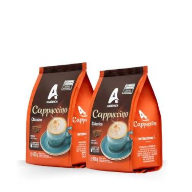 Imagem de Kit 2 Pacotes de 400g Cappuccino América Clássico