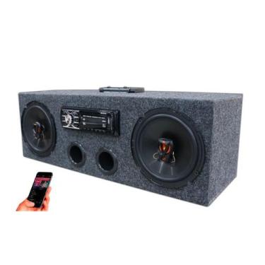 Imagem de Caixa Residencial Radio Bluetooth + Par Falante 6 Jbl 100w - OESTESOM