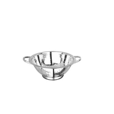 Imagem de Escorredor de massa macarrão inox utensilio de cozinha 28cm - Rio Mast