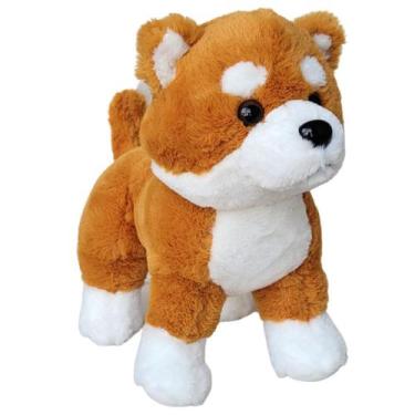 Imagem de Cachorro de Pelúcia Shiba 35cm Lindo - Fofy Toys