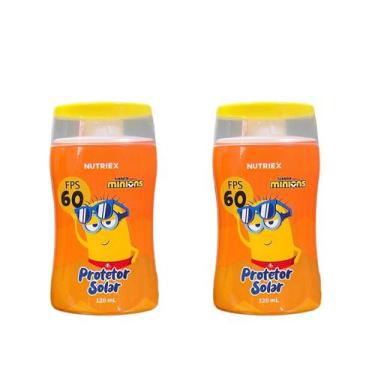 Imagem de Kit 2 Protetor Solar Fator 60 Minions 120ml Bioactive E - Sunday