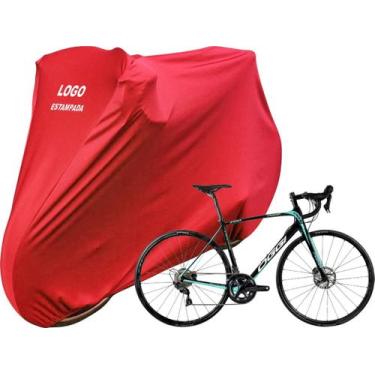 Imagem de Capa Tecido Para Bike Oggi Cadenza 700 Speed Com Elástico - Mz, Vermel