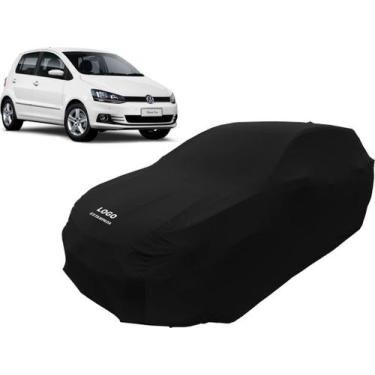 Imagem de Capa De Tecido Cor Azul Alta Proteção Carro Volkswagen Fox - Mz, Preta