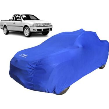 Imagem de Capa Tecido Sob Medida Para Carro Volkswagen Saveiro G4 - Mz, Azul