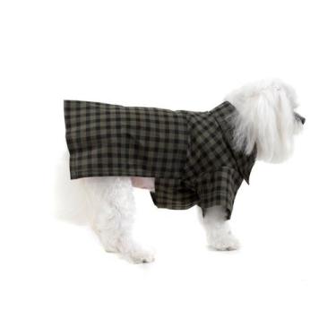 Imagem de Camisa Xadrez para Cachorro e Gato Pet - Bichinho Chic, Verde, 3